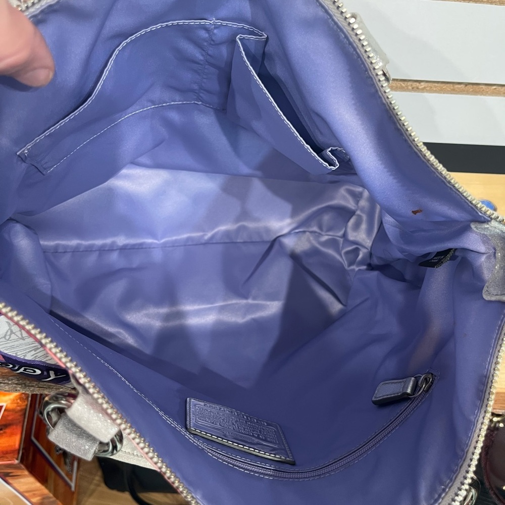 Coach 2011 Poppy Graffiti Glam Tote Multicolor Signature Bag 17829 - Picture 10 of 13